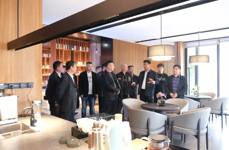 热烈欢迎北京温岭商会考察团莅临南昌福泰陵园